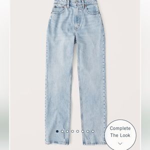Abercrombie & Fitch 90s Straight Ultra High Rise
